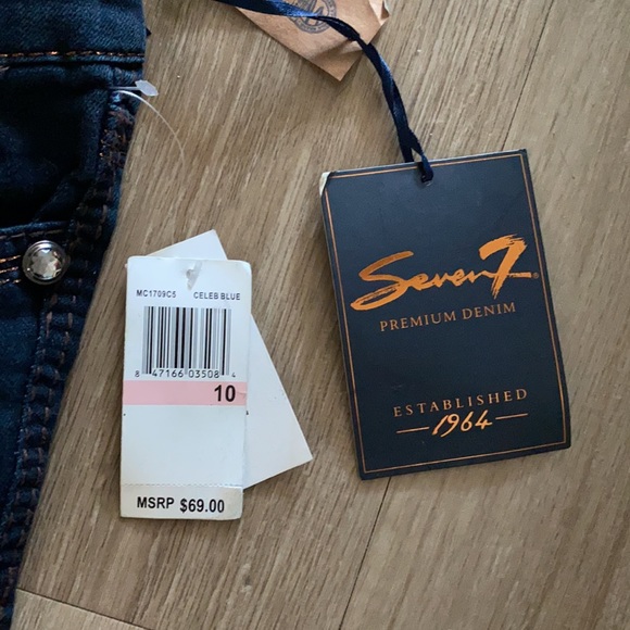 Seven7 jeans size 10 NWT - Picture 2 of 5